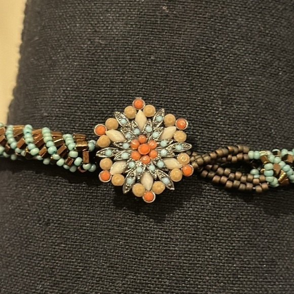 Exquisite Dragonfly RARE brand Vintage Swarovski Crystal Glass Beaded Necklace - Picture 14 of 17